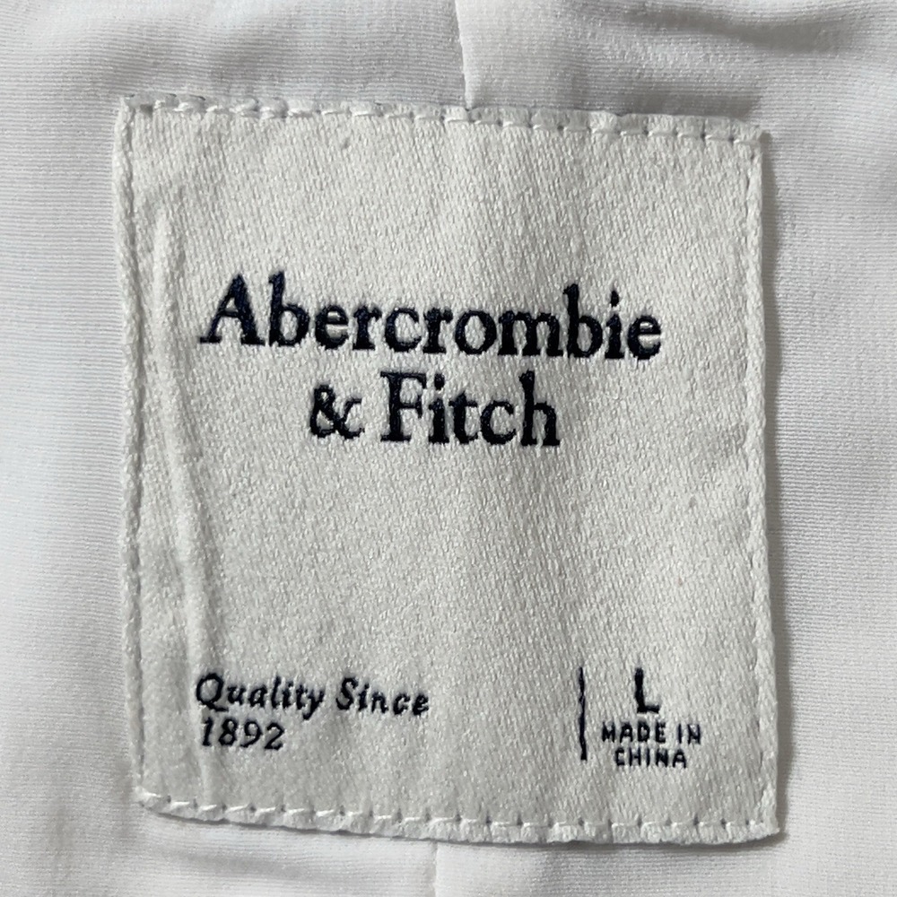 Abercrombie & Fitch Iso Vest Mini Dress Sz L Off white Sleeveless - Picture 7 of 11